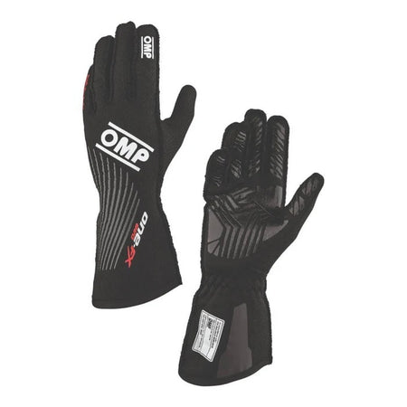 OMP Racing One EVO FX FIA 8856-2018 Gloves - Black
