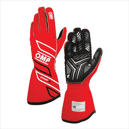 OMP Racing One-S my2025 FIA 8856-2018 Gloves - Red/Black