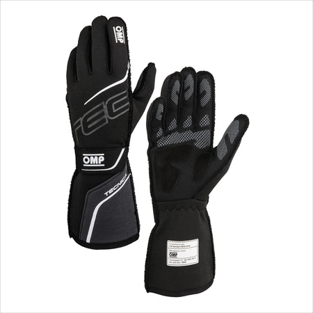OMP Racing Tecnica Gloves FIA 8856-2018 - Black/Anthracite