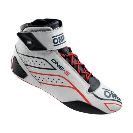 OMP Racing One-S Shoes FIA 8856-2018 - SFI 3.3/8 - White