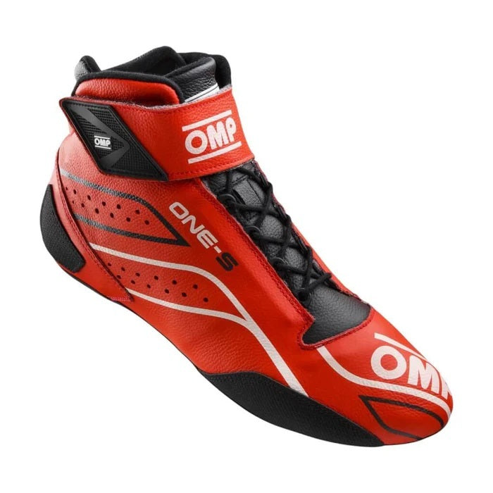 OMP Racing One-S Shoes FIA 8856-2018 - SFI 3.3/8 - Red
