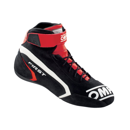 OMP Racing First Shoes FIA 8856-2018 – SFI 3.3/5 - Red/Black