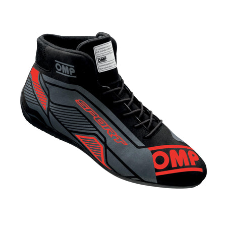 OMP Racing Sport Shoes FIA 8856-2018 – SFI 3.3/5 - Black/Red