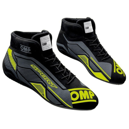 OMP Sport Shoes - Black/Fluo Yellow