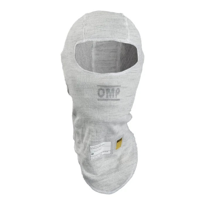 OMP Racing Tecnica EVO my2026 Balaclava FIA 8856-2018 - White
