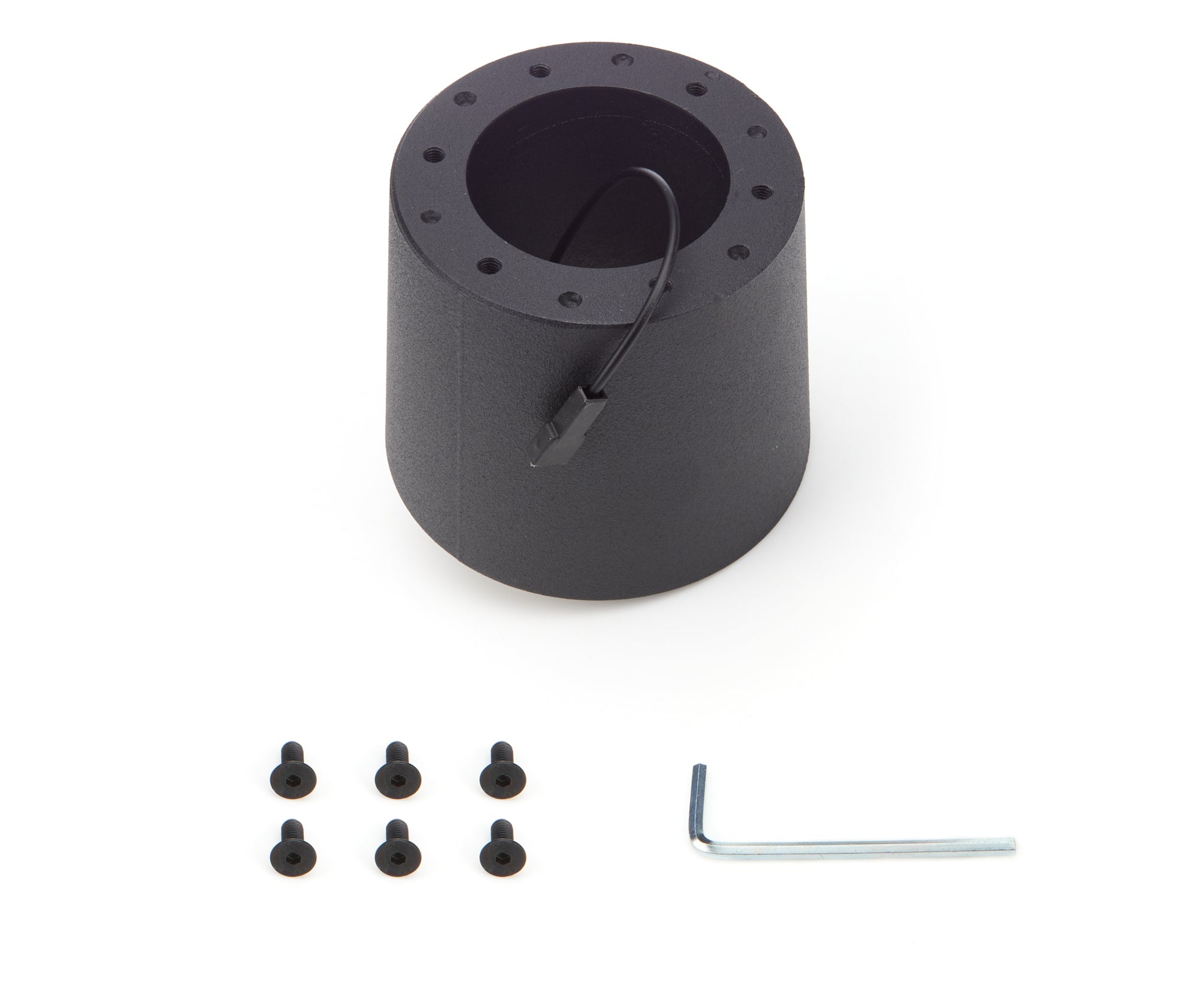 OMP Steering Wheel Adapter - 6-Bolt Wheel to OE Column - Black - Porsche 944 / 996