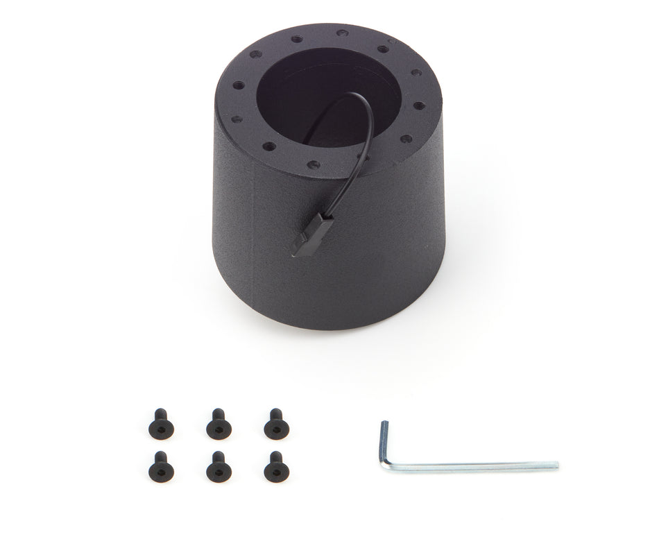 OMP Steering Wheel Adapter - 6-Bolt Wheel to OE Column - Black - Porsche 944 / 996