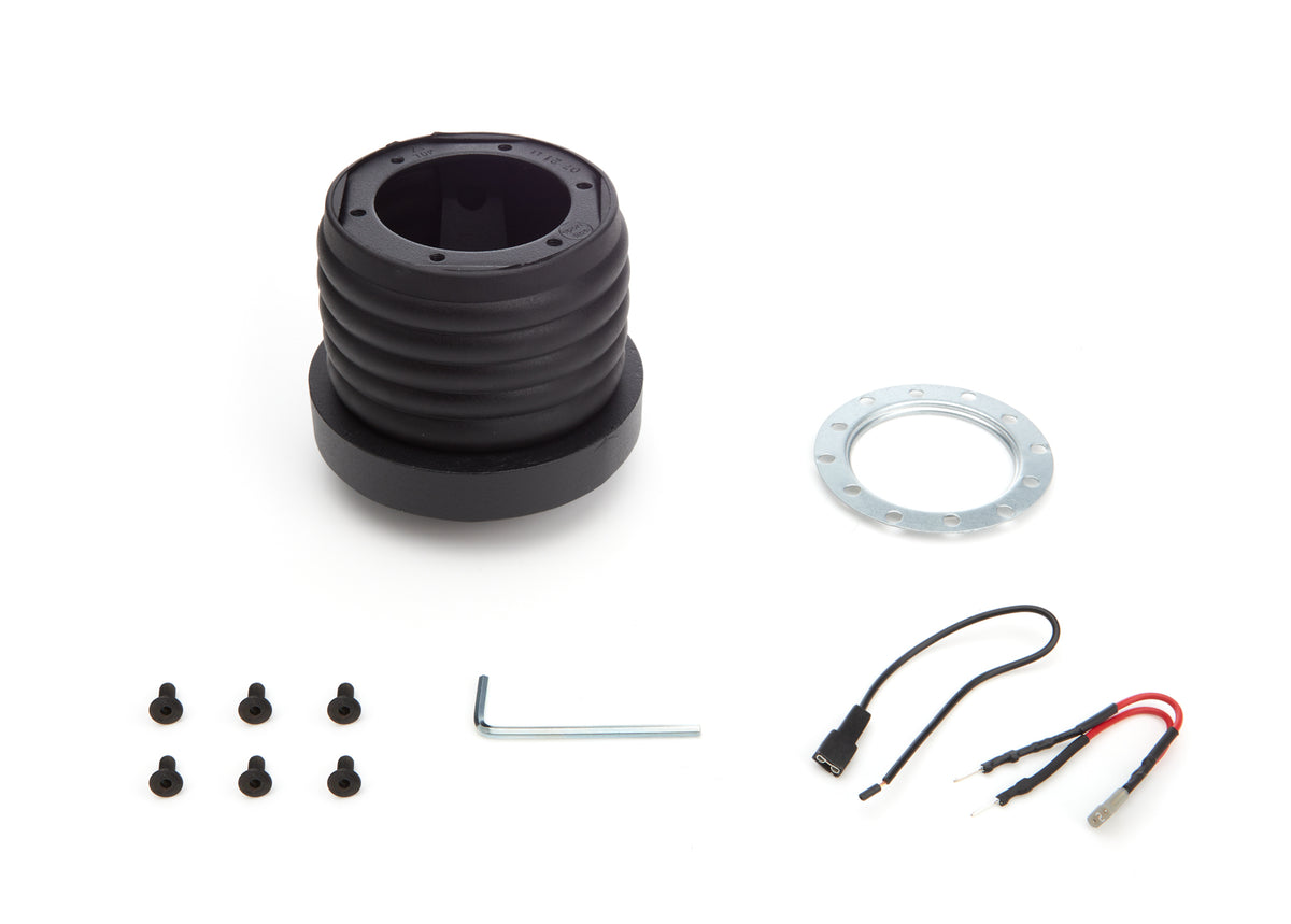 OMP Steering Wheel Adapter - 6-Bolt Wheel to OE Column - Black - Audi / Volkswagen