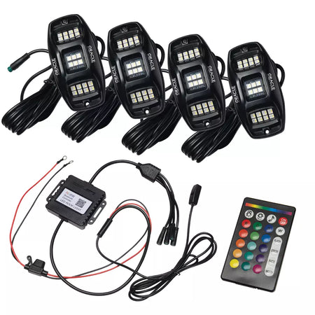 Oracle Lighting ColorShift Underbody Rock Light Kit - Multi-Color