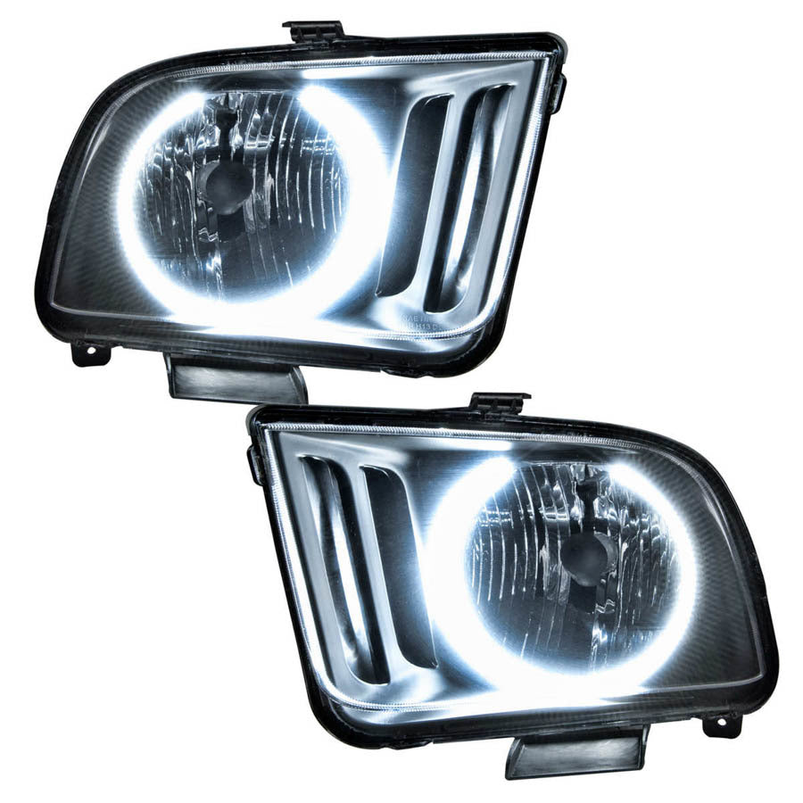Oracle Lighting Technologies SMD Halo Pre-Assembled Headlight - White - Ford Mustang 2005-09 (Pair)