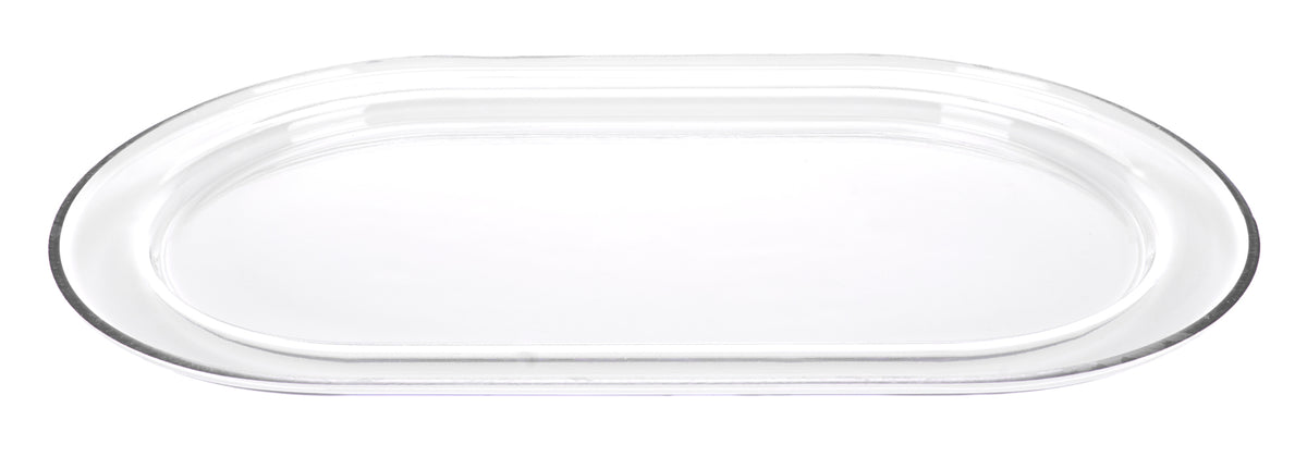 OTR Filters Oval Air Cleaner Base - 21.62 x 12.62 x 1.1 in Tall - Clear