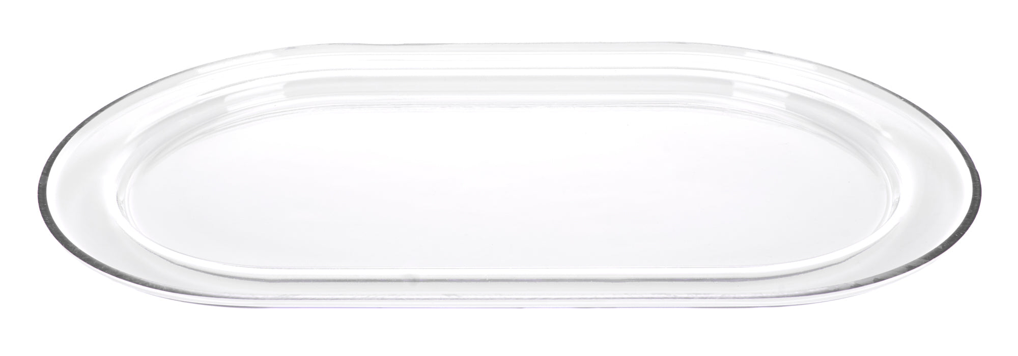 OTR Filters Oval Air Cleaner Base - 21.62 x 12.62 x 1.1 in Tall - Clear