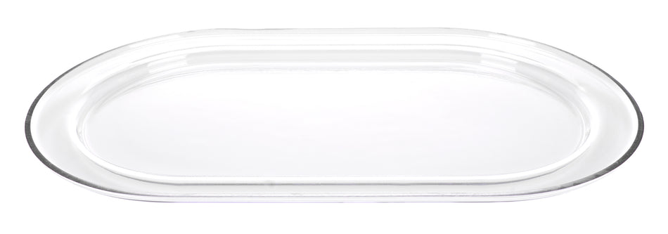 OTR Filters Oval Air Cleaner Base - 21.62 x 12.62 x 1.1 in Tall - Clear