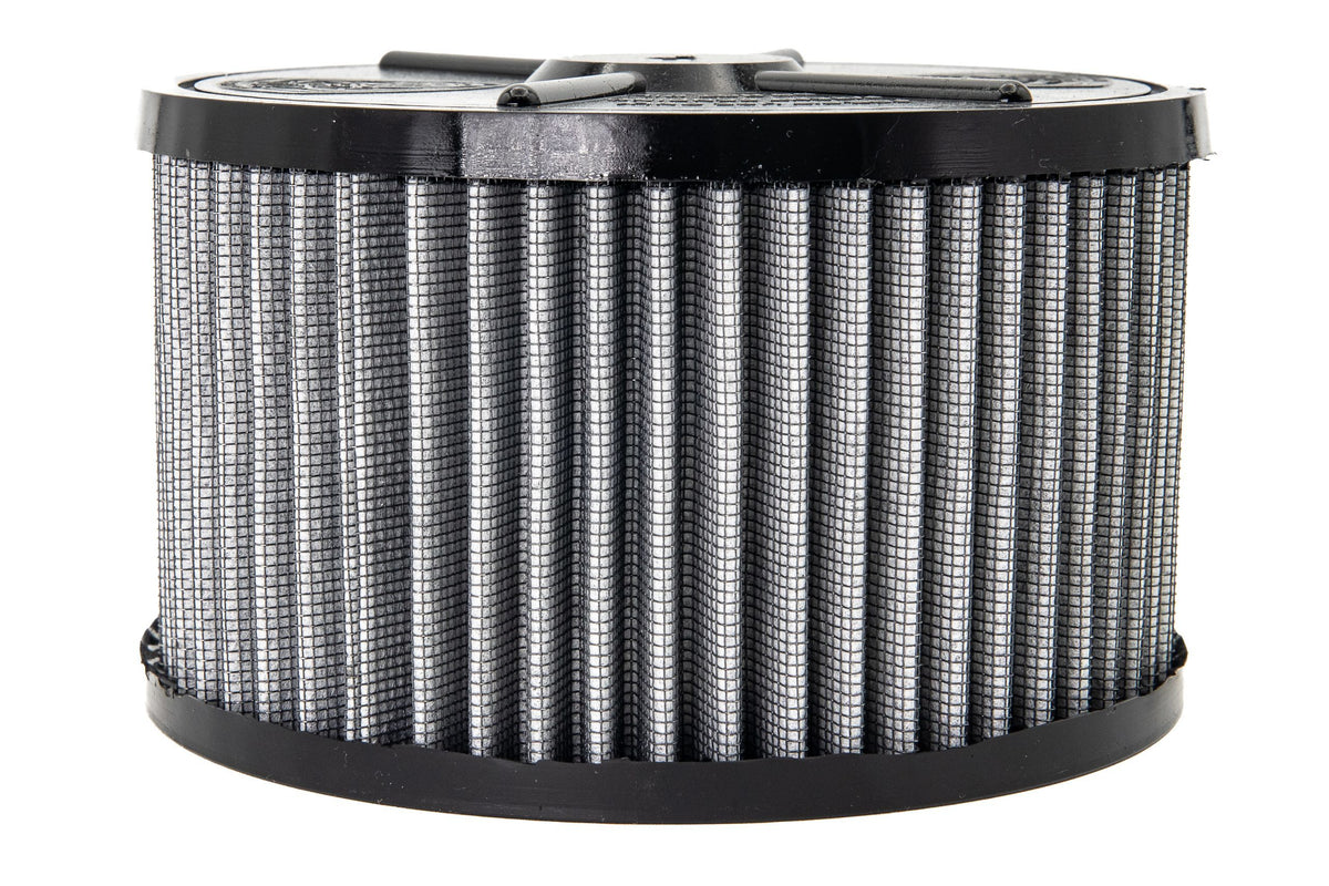 OTR Filters Round Pit Tuning Air Filter Element - 6.625 in Diameter - 3.75 in Tall - Gray - Holley 4150 Flange