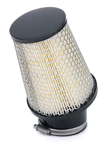 OTR Filters Quarter Midget Conical Air Filter Element - 4.25 Base Diameter - 3.06 in Top Diameter - 5 in Tall - Black End Cap