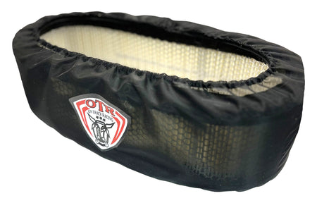 OTR Filters Mini Sprint Oval Air Filter Wrap - Oval - 13 in L x 3.5 in W - Black