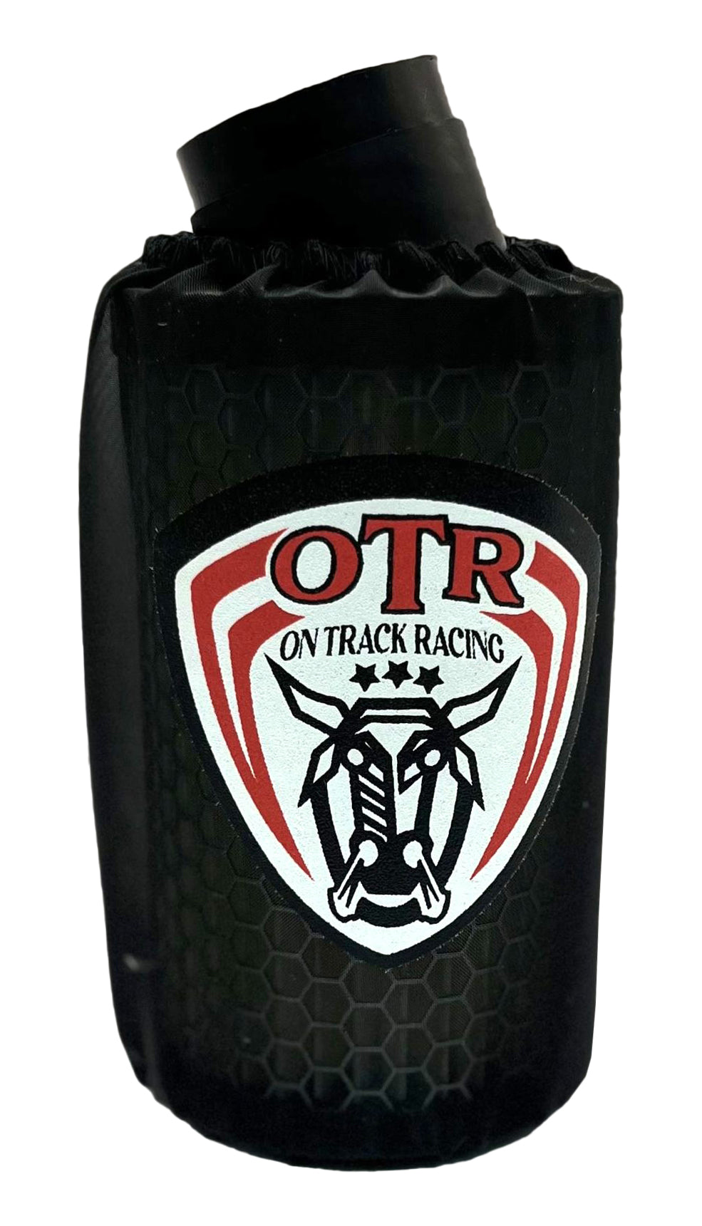 OTR Filters Round Air Filter Wrap - 3 in Diameter - 4 in Tall - Black