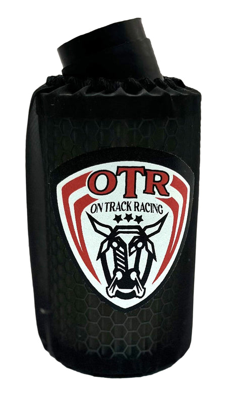 OTR Filters Round Air Filter Wrap - 3 in Diameter - 4 in Tall - Black