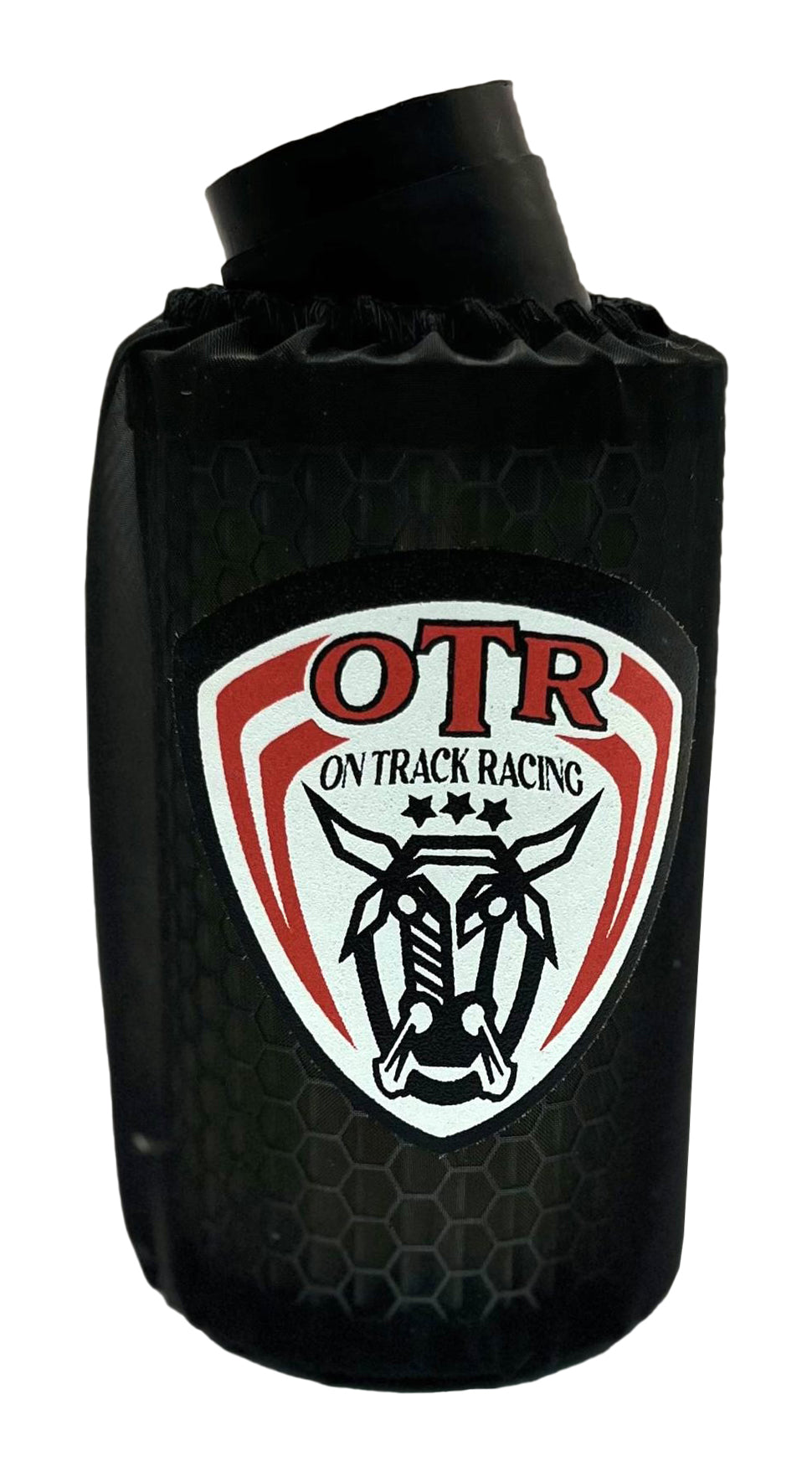 OTR Filters Round Air Filter Wrap - 3 in Diameter - 5 in Tall - Black