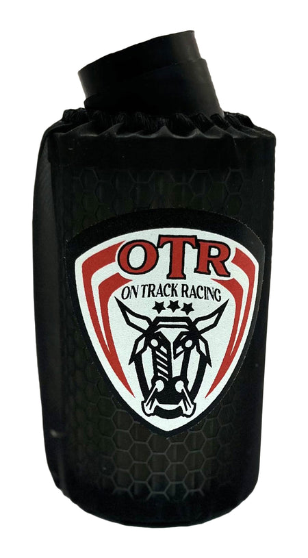 OTR Filters Round Air Filter Wrap - 3 in Diameter - 5 in Tall - Black