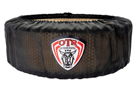 OTR Filters Round Air Filter Wrap - 11 in Diameter - 5 in Tall - Black