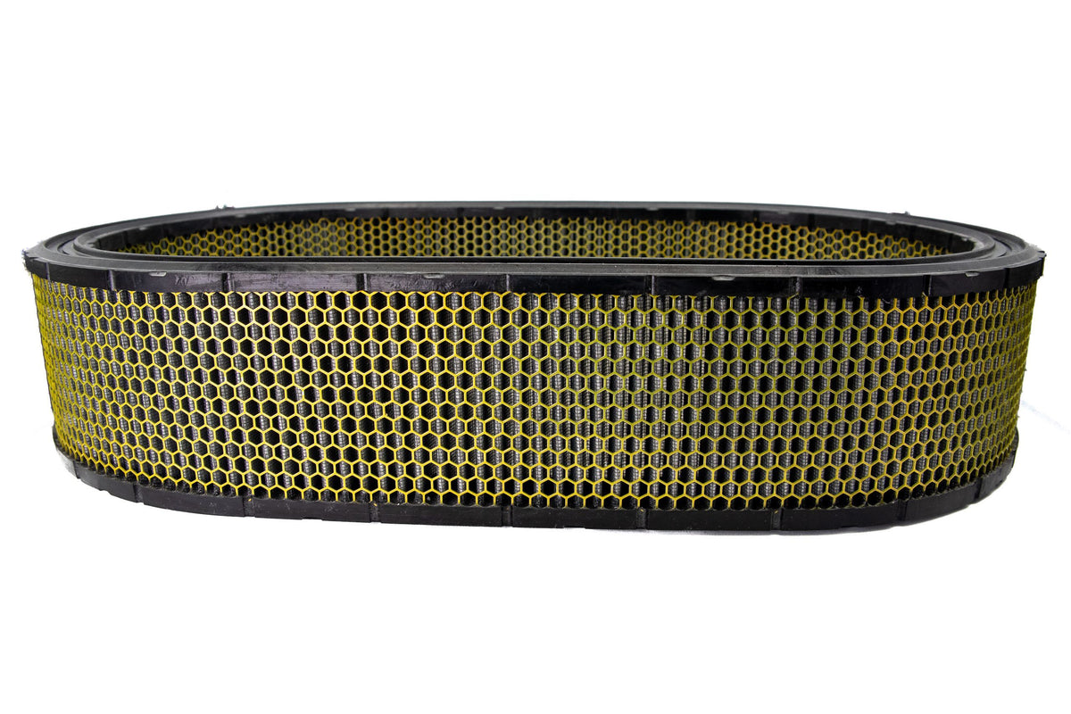 OTR Filters Oval Air Filter Element - 21.09 in L x 12.09 in W - 4 in Tall - Gray