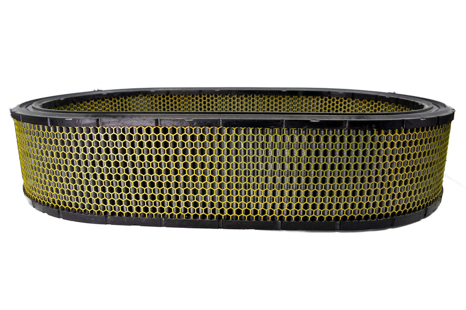 OTR Filters Oval Air Filter Element - 21.09 in L x 12.09 in W - 4 in Tall - Gray