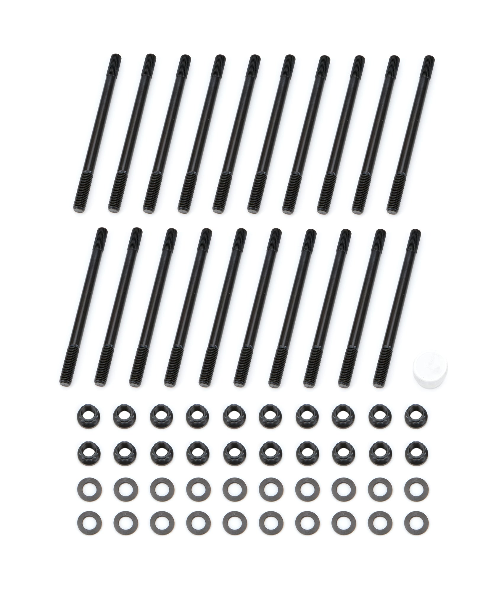 OptiTorque Patriot Series Cylinder Head Stud Kit - 12 Point Nuts - Chromoly - Ford Powerstroke