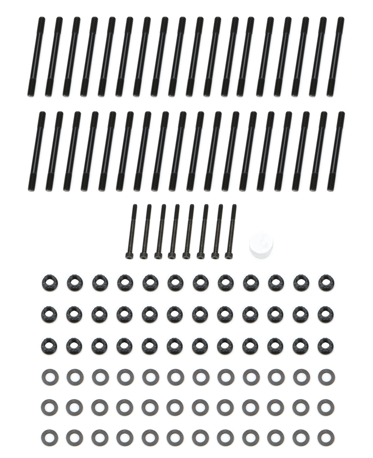 OptiTorque Patriot Series Cylinder Head Stud Kit - 12 Point Nuts - Chromoly - GM Duramax