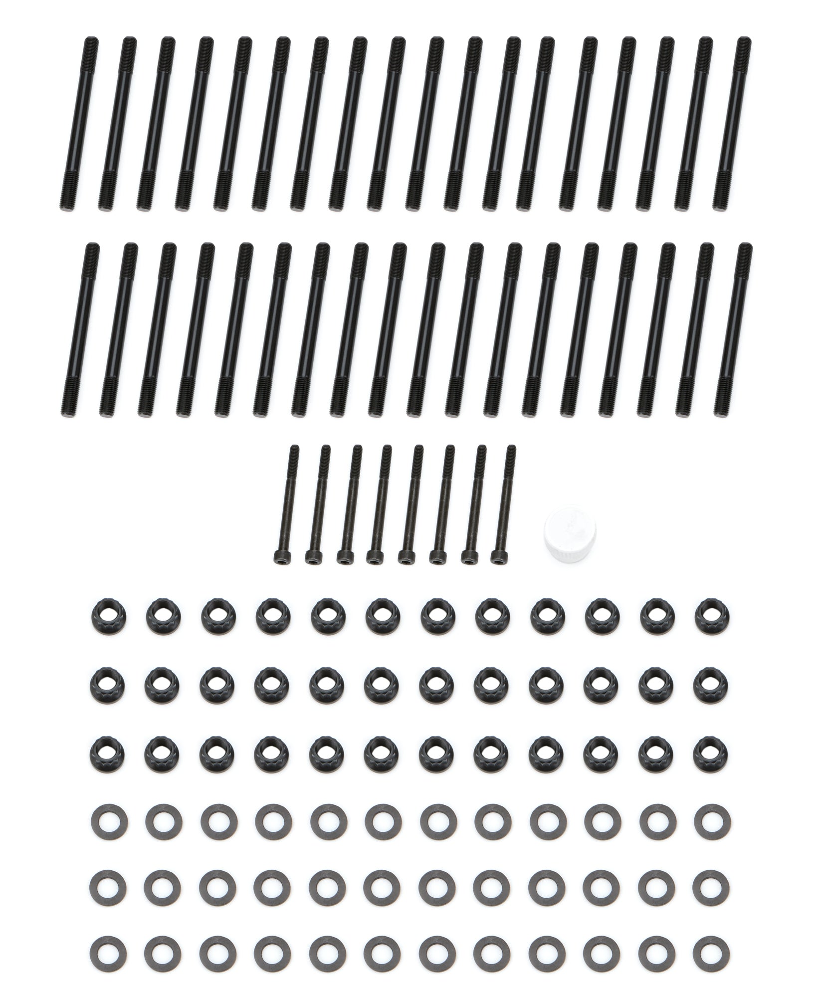 OptiTorque Patriot Series Cylinder Head Stud Kit - 12 Point Nuts - Chromoly - GM Duramax