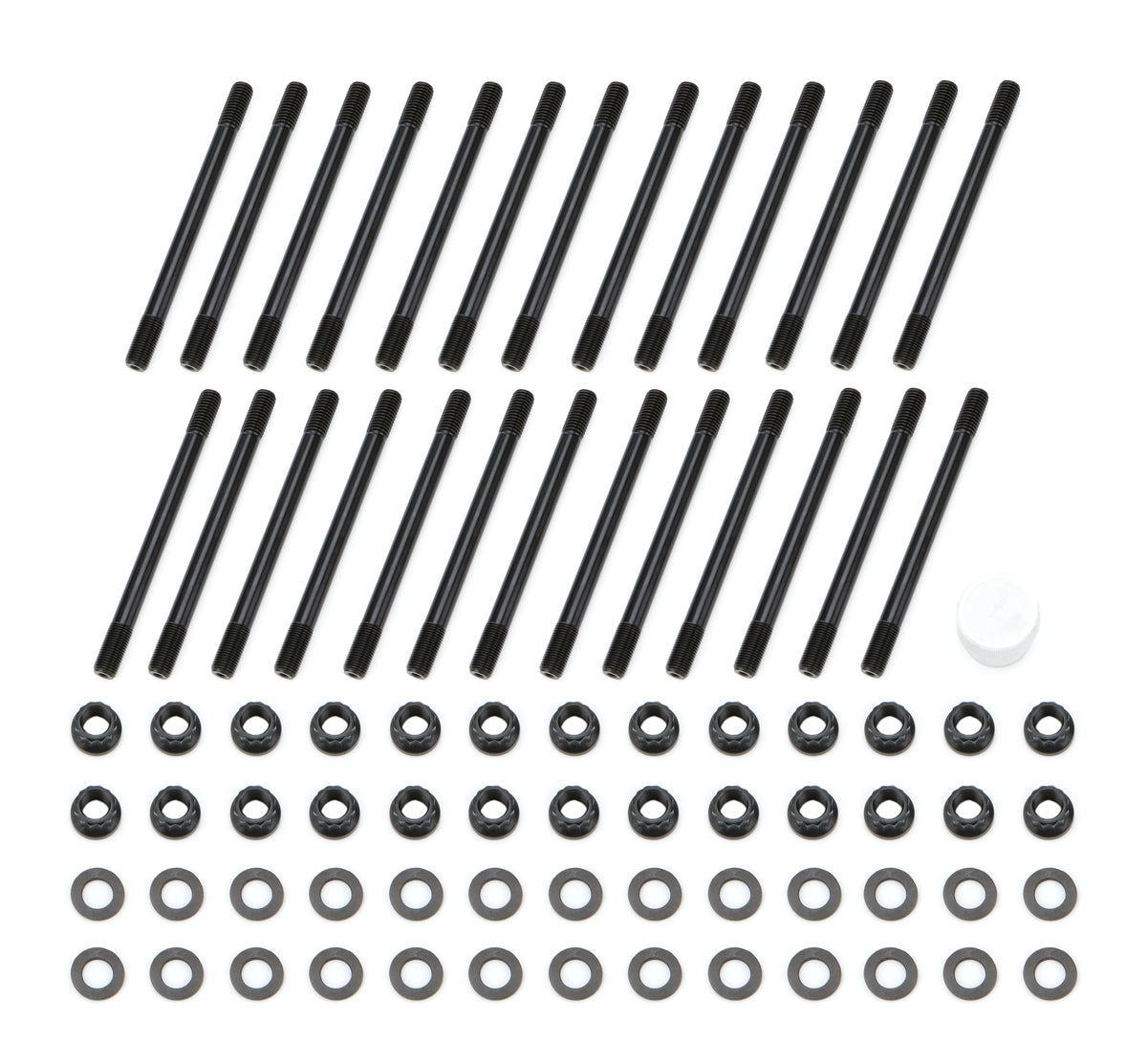 OptiTorque Patriot Series Cylinder Head Stud Kit - 12 Point Nuts - Chromoly - Dodge Cummins 10341P