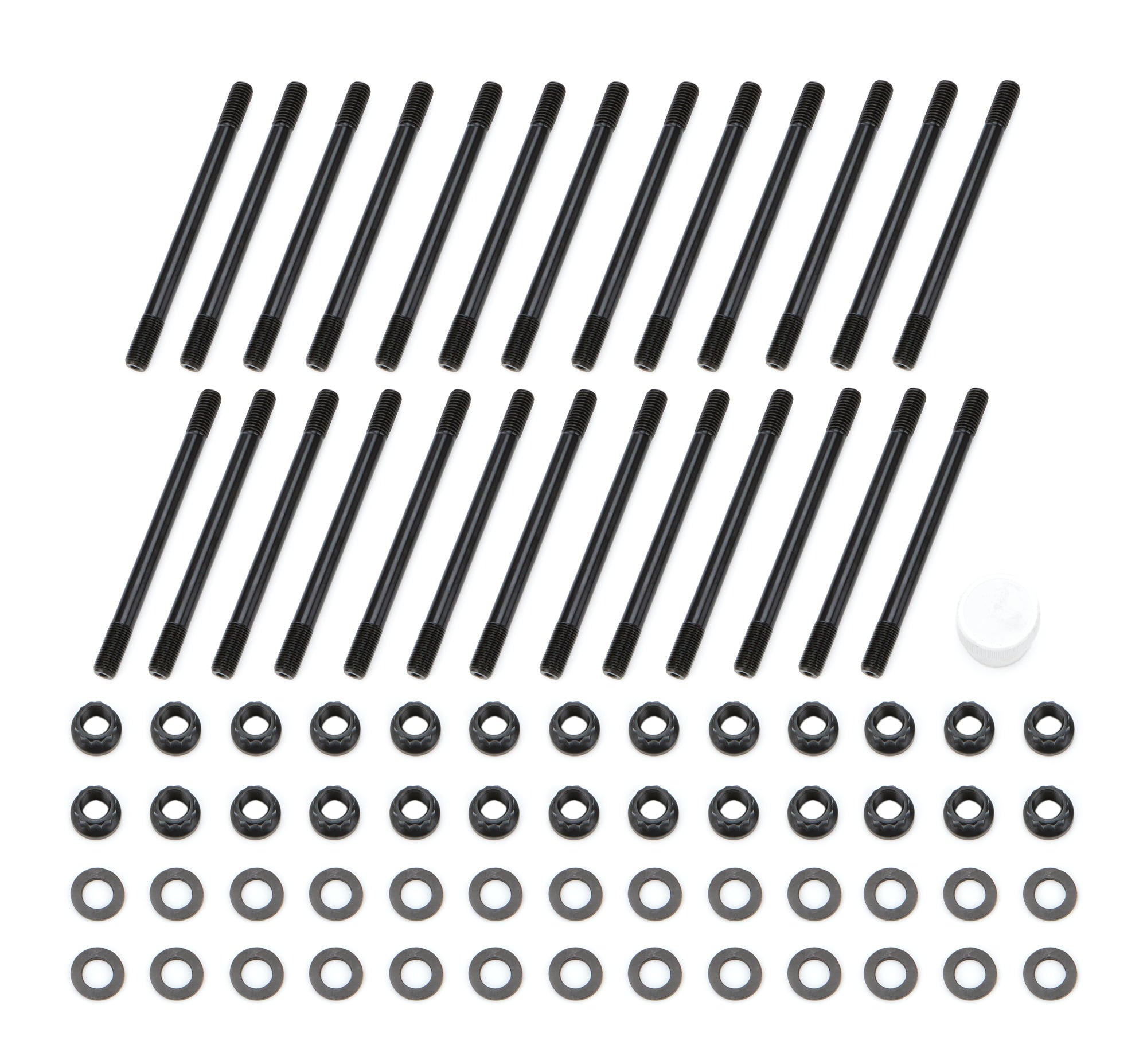 OptiTorque Patriot Series Cylinder Head Stud Kit - 12 Point Nuts - Chromoly - Dodge Cummins 10341P
