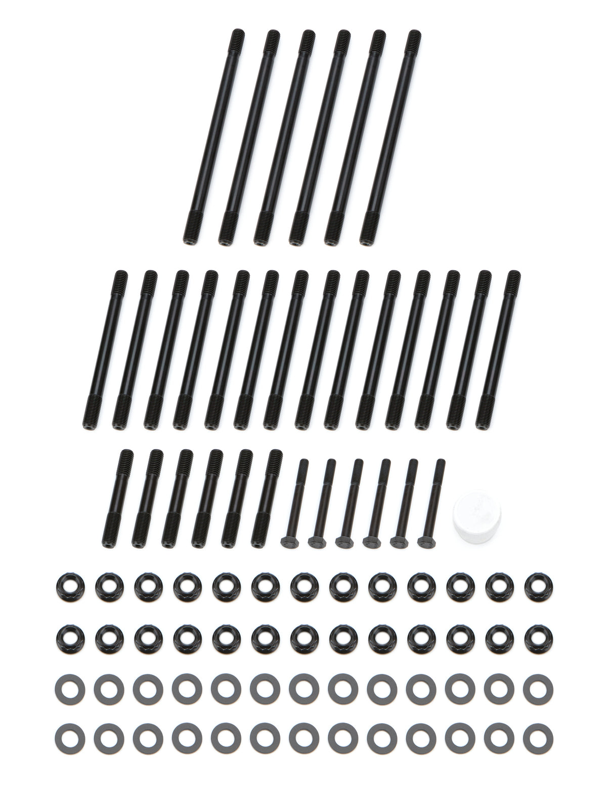 OptiTorque Patriot Series Cylinder Head Stud Kit - 12 Point Nuts - Chromoly - Dodge Cummins 10392P