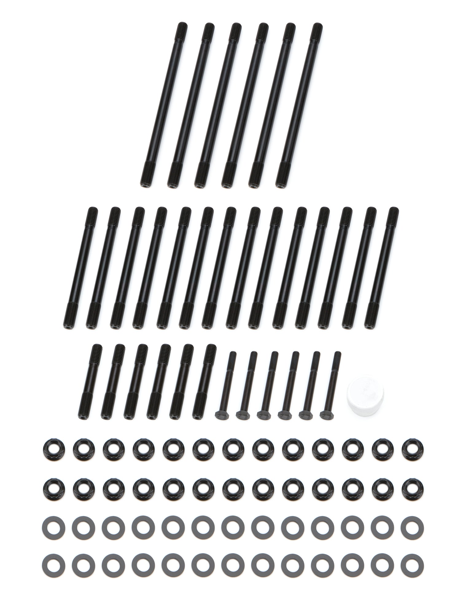 OptiTorque Patriot Series Cylinder Head Stud Kit - 12 Point Nuts - Chromoly - Dodge Cummins 10392P