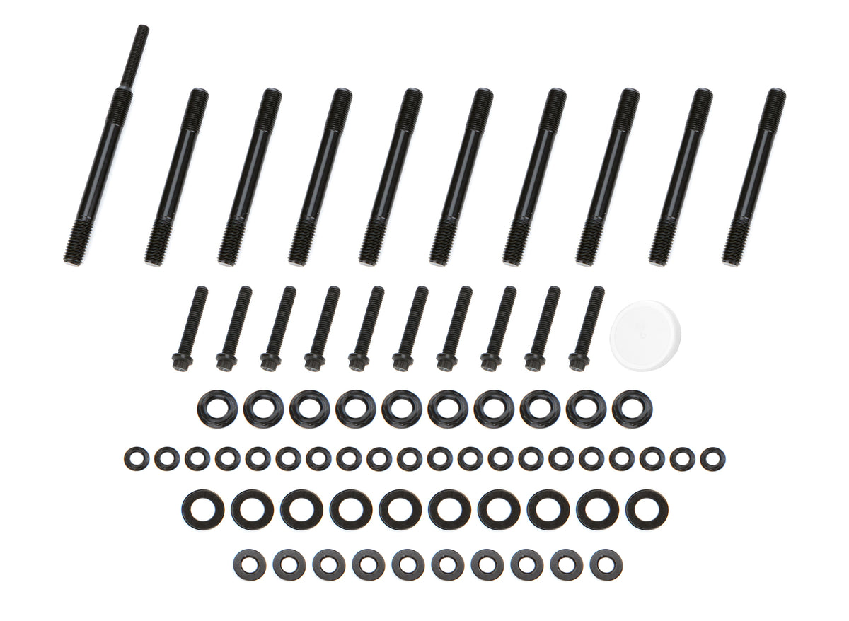 OptiTorque Patriot Series Main Stud Kit - 12 Point Nuts - Chromoly - Black Oxide - Mopar Gen III Hemi