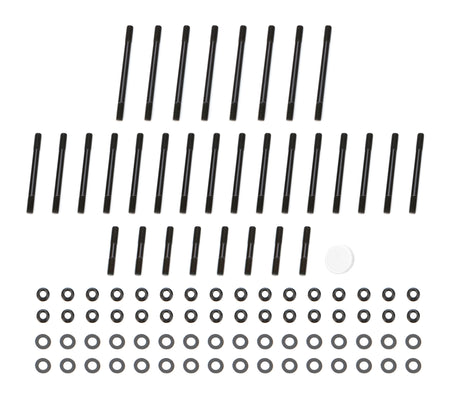 OptiTorque Cylinder Head Stud Kit - 12 Point Nuts - Chromoly - Black Oxide - Big Block Chevy w/ Edelbrock Performer / Proline Heads