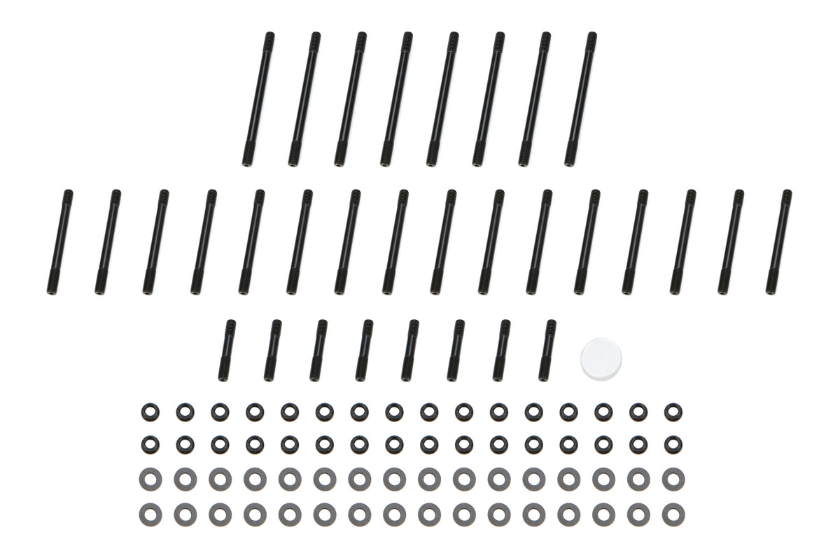 OptiTorque Cylinder Head Stud Kit - 12 Point Nuts - Chromoly - Black Oxide - Big Block Chevy w/ Dart / AFR / GM Performance Heads
