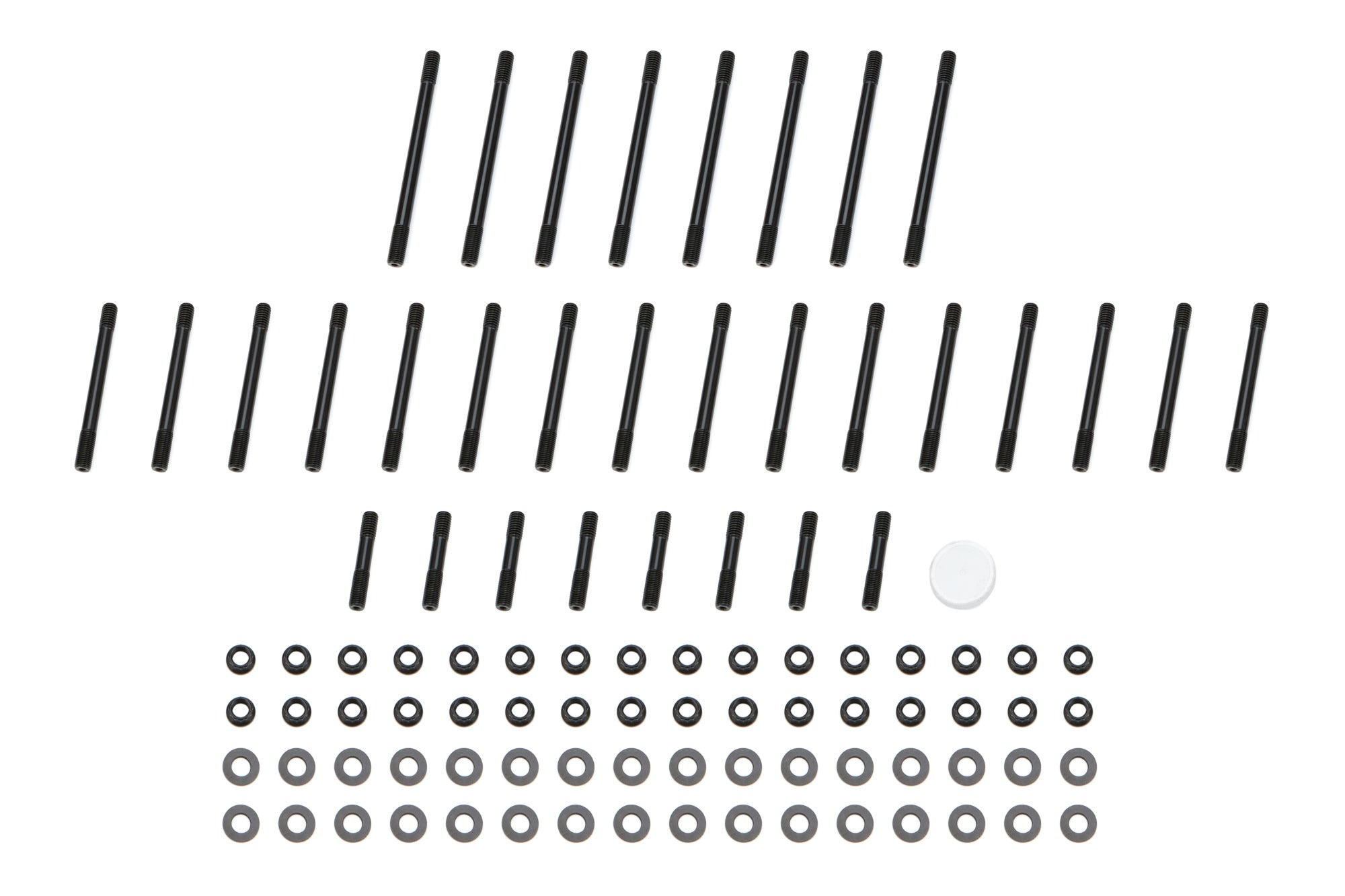 OptiTorque Cylinder Head Stud Kit - 12 Point Nuts - Chromoly - Black Oxide - Big Block Chevy w/ Dart / AFR / GM Performance Heads