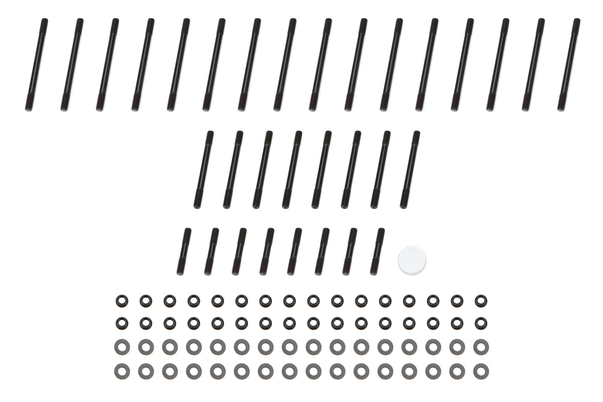 OptiTorque Cylinder Head Stud Kit - 12 Point Nuts - Chromoly - Black Oxide - Big Block Chevy w/ Dart / GM Performance Heads