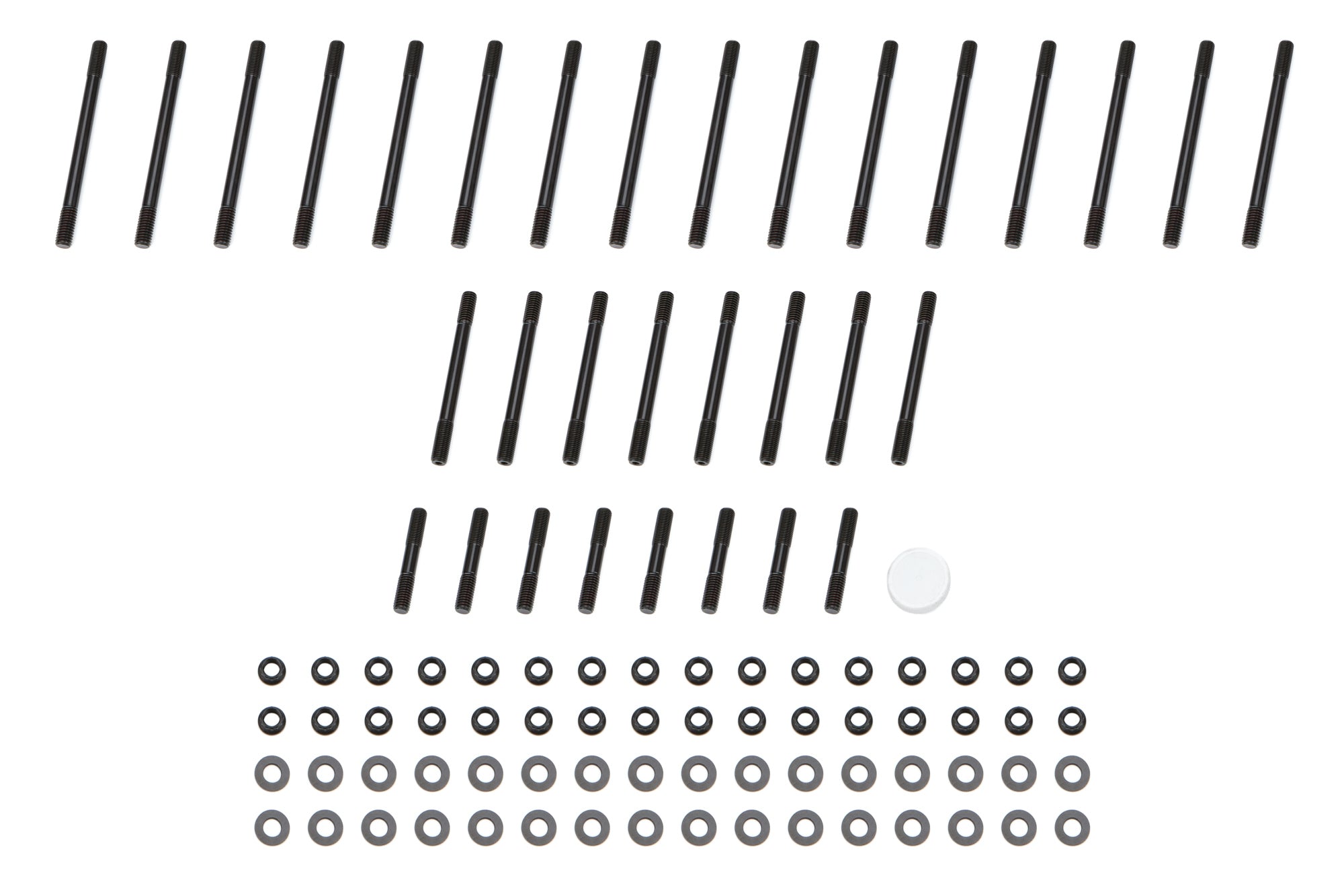 OptiTorque Cylinder Head Stud Kit - 12 Point Nuts - Chromoly - Black Oxide - Big Block Chevy w/ Dart / GM Performance Heads