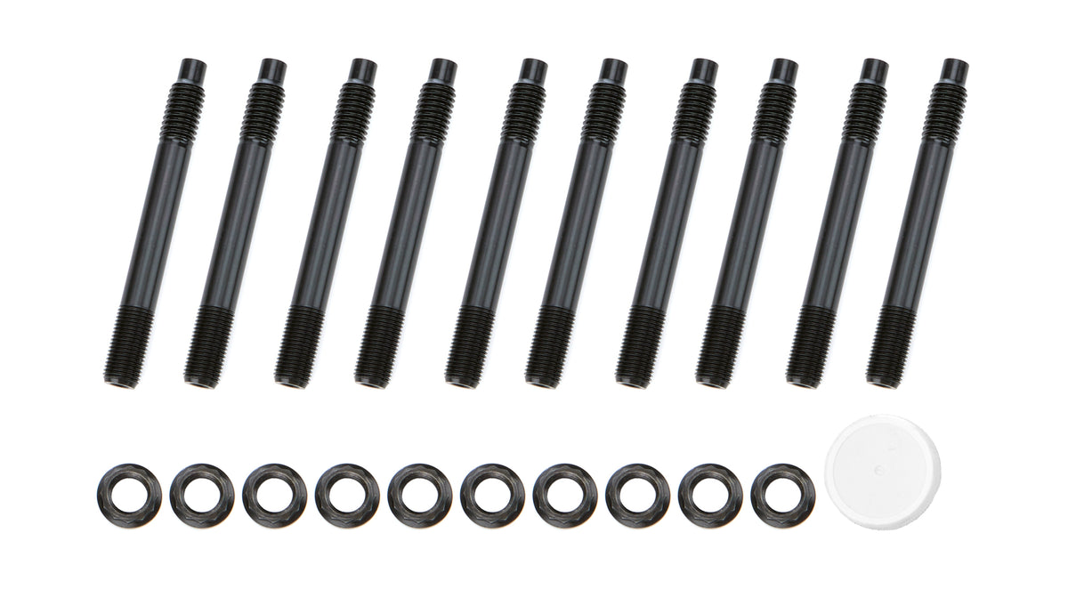 OptiTorque Patriot Series Main Stud Kit - Hex Nuts - 2-Bolt Mains - Chromoly - Black Oxide - Big Block Chevy 10525