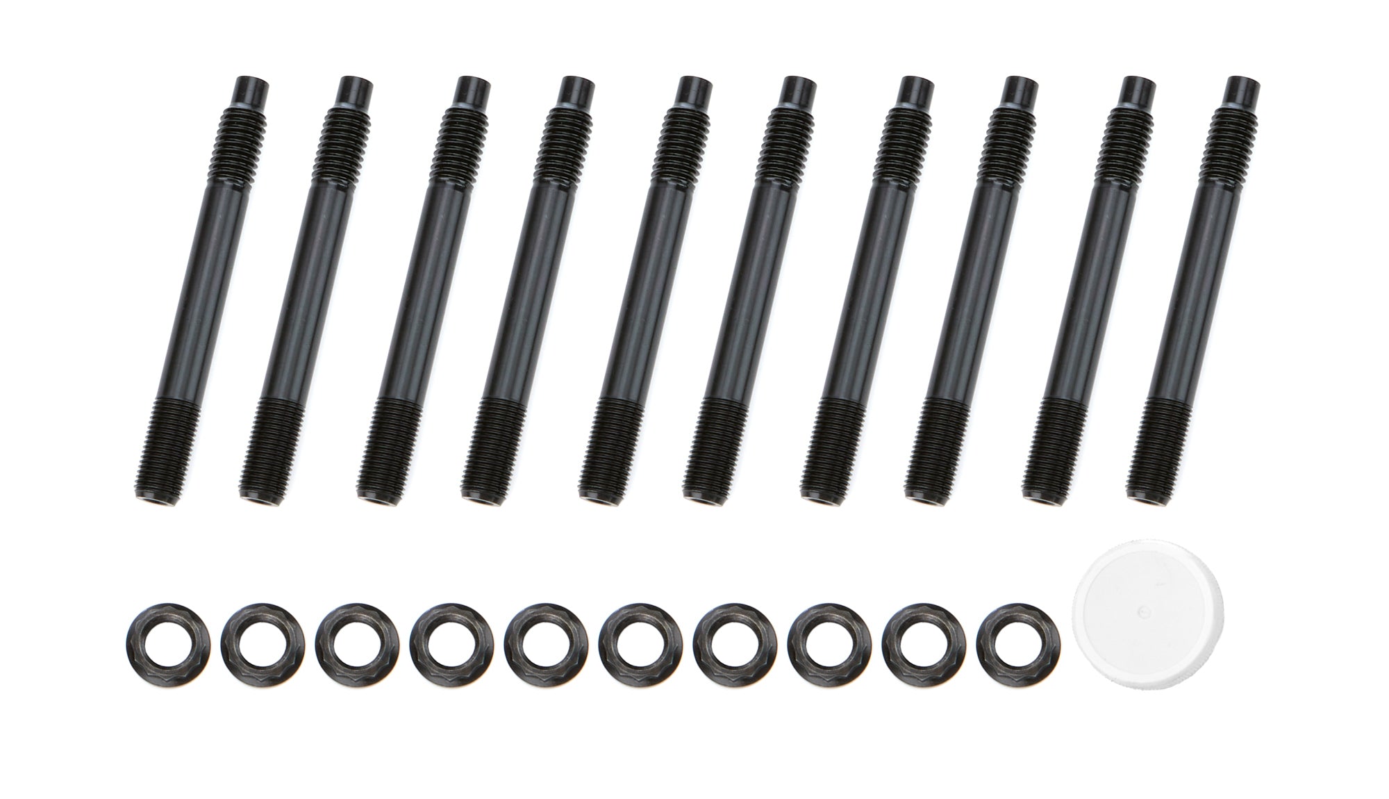 OptiTorque Patriot Series Main Stud Kit - Hex Nuts - 2-Bolt Mains - Chromoly - Black Oxide - Big Block Chevy 10525