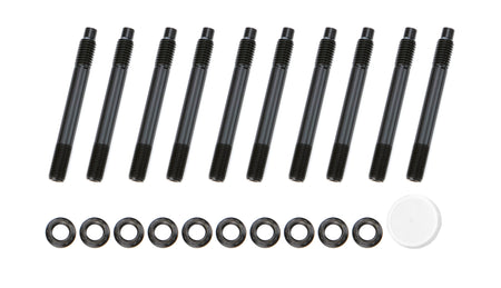 OptiTorque Patriot Series Main Stud Kit - Hex Nuts - 2-Bolt Mains - Chromoly - Black Oxide - Big Block Chevy 10525
