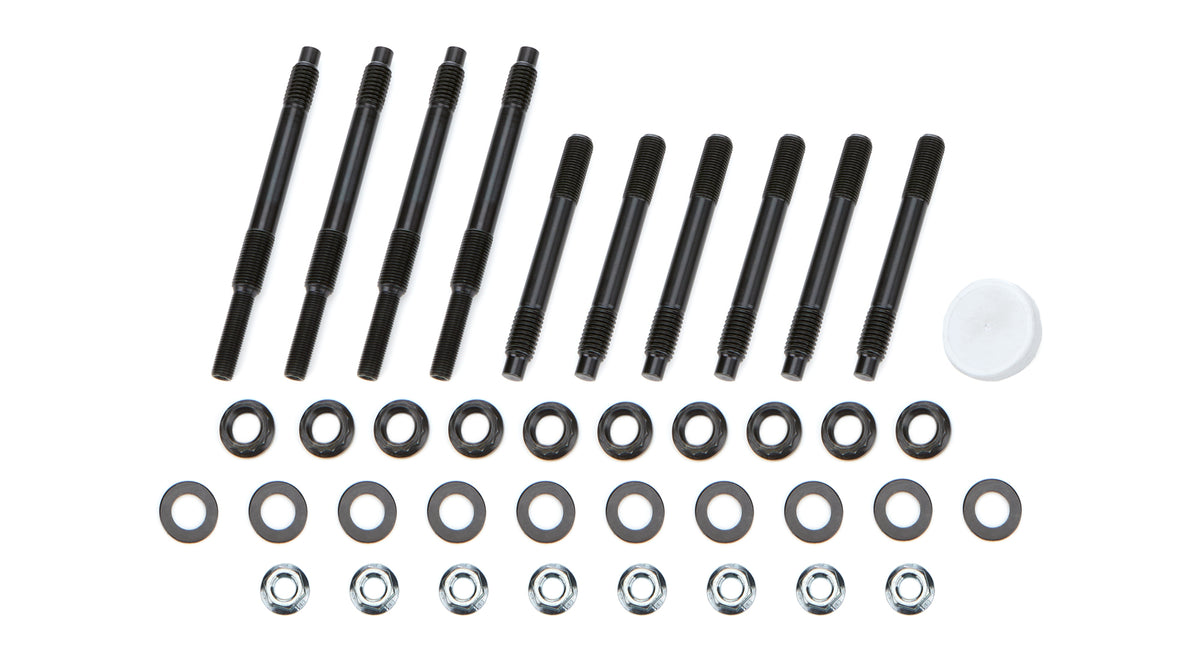 OptiTorque Patriot Series Main Stud Kit - Hex Nuts - 2-Bolt Mains - Chromoly - Black Oxide - Big Block Chevy 10533