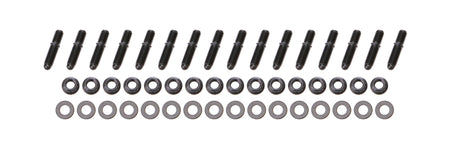 OptiTorque Header Stud - 3/8-16 and 3/8-24 in Thread - 1.670 in Long - Broached - Big Block Chevy (Set of 16)