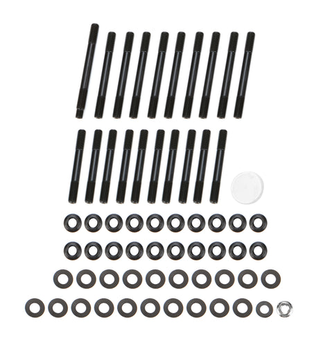 OptiTorque Patriot Series Main Stud Kit - 12 Point Nuts - 4-Bolt Mains - Chromoly - Black Oxide