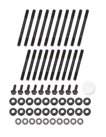 OptiTorque Patriot Series Main Stud Kit - 12 Point Nuts - 4-Bolt Mains - Chromoly - Black Oxide - GM LT-Series