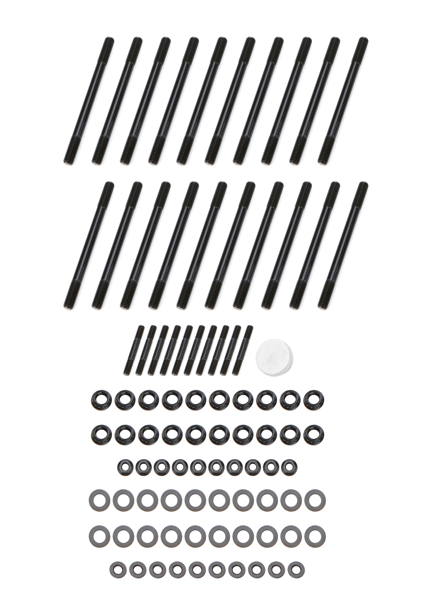 OptiTorque Patriot Series Cylinder Head Stud Kit - 12 Point Nuts - Chromoly - Mopar Gen III Hemi