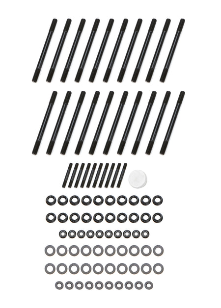 OptiTorque Patriot Series Cylinder Head Stud Kit - 12 Point Nuts - Chromoly - Mopar Gen III Hemi
