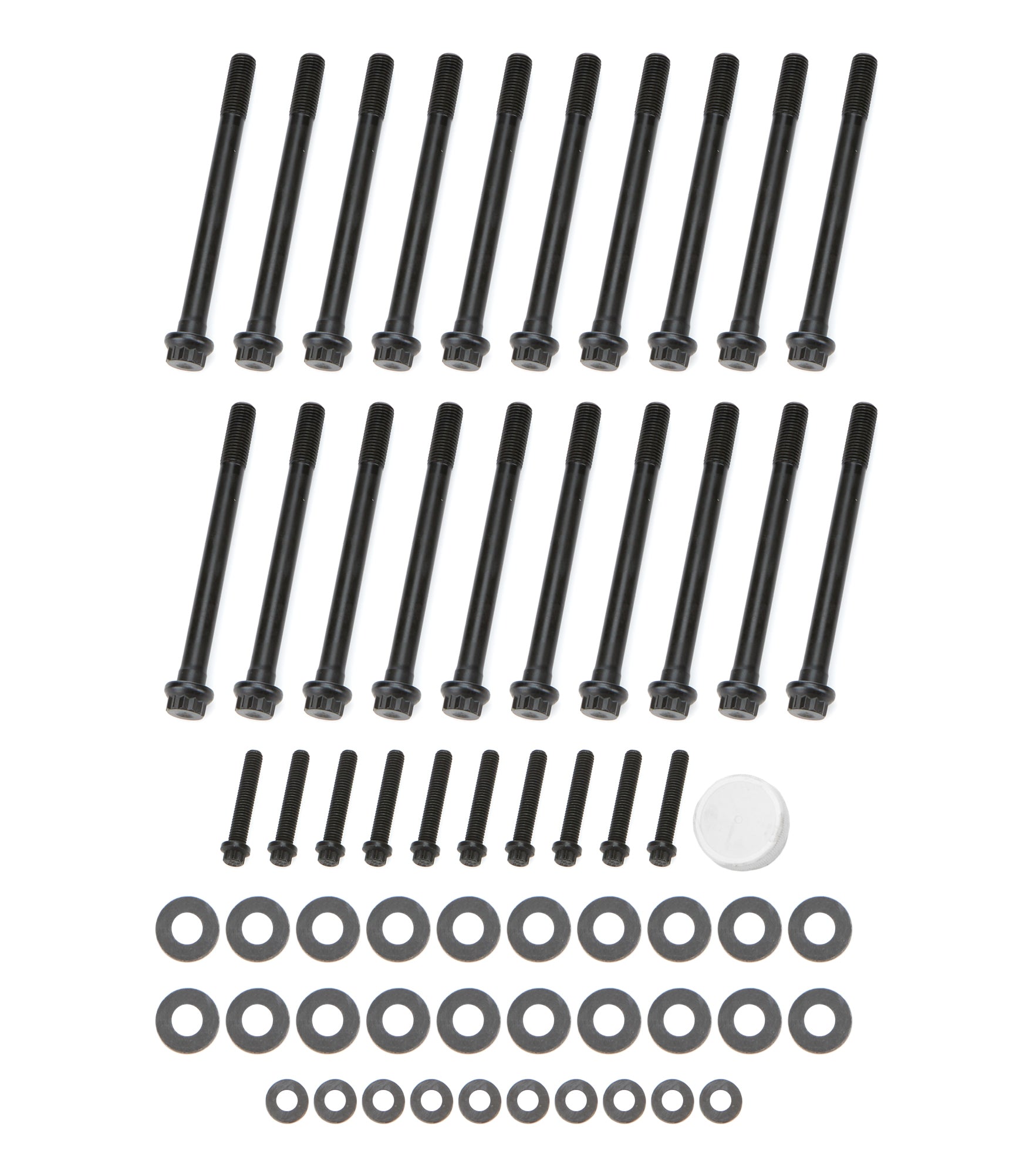 OptiTorque TorqueMaster Series Cylinder Head Bolt Kit - 12 Point Head - Chromoly - Black Oxide - Mopar Gen III Hemi